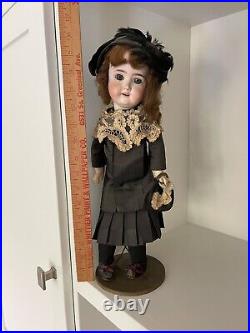 Antique 16 German Bisque Head Schoenau Hoffmeister 1909 Doll Comp Body Human Hr