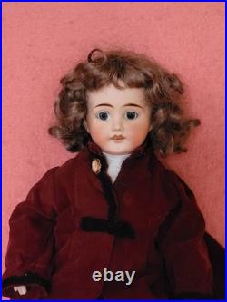 Antique 17.5 Unknown German Fashion Doll Marked 7