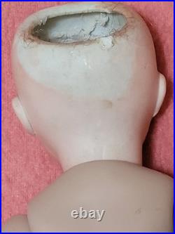 Antique 17.5 Unknown German Fashion Doll Marked 7