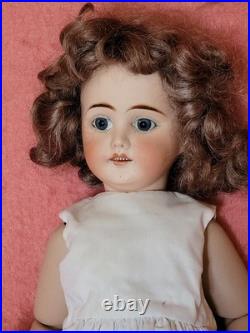 Antique 17.5 Unknown German Fashion Doll Marked 7