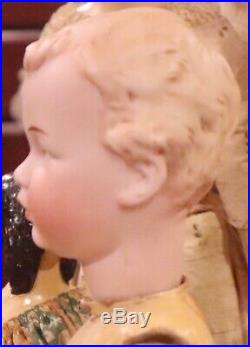 Antique 17 German Bisque Gebruder Heubach RARE Mold #7322 Doll