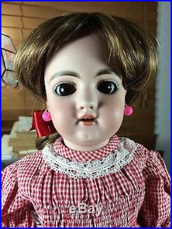 Antique 17 German Bisque Head French Market Doll 109