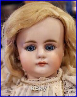 Antique 17 German Bisque RARE Simon Halbig Closed Mouth 979 Doll