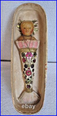 Antique 17th c. German Wax Doll in it's Original Box
