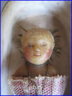 Antique 17th c. German Wax Doll in it's Original Box