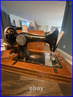 Antique 1900s German made Haid & Neu Karlsruhe Hand Crank Sewing Machine Antique 1900s German made Haid & Neu Karlsruhe Hand Crank Sewing Machine