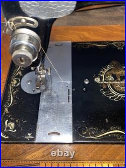 Antique 1900s German made Haid & Neu Karlsruhe Hand Crank Sewing Machine Antique 1900s German made Haid & Neu Karlsruhe Hand Crank Sewing Machine