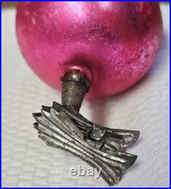 Antique 1930s German Blown Mercury Glass 3 Clip-on Cup Style Christmas Ornament