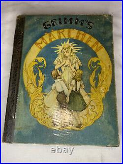 Antique 1930s German Children's Book Grimm's Marchen Hardcover Vintage Fairytale