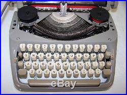 Antique 1960 Adler Primus Vintage German Typewriter Rare Script Font