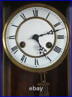 Antique 19th Century Junghans German Pendulum Regulator Striking Wall Clock