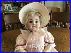 Antique 20-1/2 Bisque Head Karl Hartman German Doll