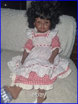 Antique 20 German KR Simon & Halbig 121 Black Character Baby Doll