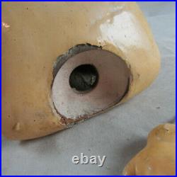Antique 20 Simon Halbig Dep #1079 German Bisque Doll Socket Head Repair Parts