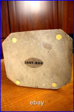 Antique 21.5 Hand Carved Wood German Old Man Beer + Dog Figure Statue Figurine