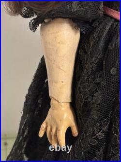 Antique 21 Gebruder Kuhnlenz DEP 44-29 German Bisque Doll Redressed