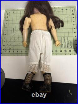 Antique 21 Gebruder Kuhnlenz DEP 44-29 German Bisque Doll Redressed