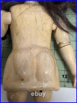 Antique 21 Gebruder Kuhnlenz DEP 44-29 German Bisque Doll Redressed