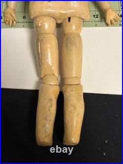 Antique 21 Gebruder Kuhnlenz DEP 44-29 German Bisque Doll Redressed