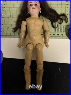 Antique 21 Gebruder Kuhnlenz DEP 44-29 German Bisque Doll Redressed