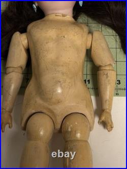 Antique 21 Gebruder Kuhnlenz DEP 44-29 German Bisque Doll Redressed
