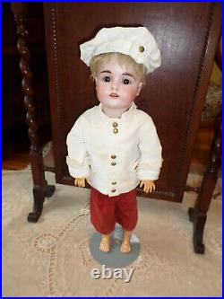 Antique 21 German Kestner #164 Boy Doll on Excelsior Compo Body & Schwarz label
