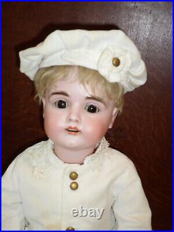 Antique 21 German Kestner #164 Boy Doll on Excelsior Compo Body & Schwarz label