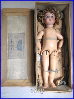 Antique 22 Gebruder Kuhnlenz German Bisque Doll 44-30 original box c. 1890's
