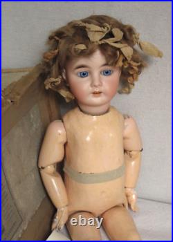 Antique 22 Gebruder Kuhnlenz German Bisque Doll 44-30 original box c. 1890's