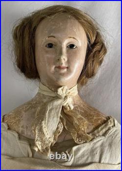 Antique 23 Most Incredible German Papermache Doll From Whyel Museum