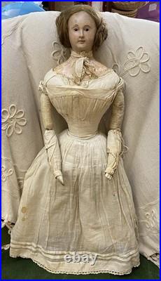 Antique 23 Most Incredible German Papermache Doll From Whyel Museum