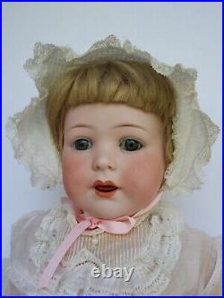 Antique 24 Bisque Head Compo Body Baby Doll German Cuno Otto Dressel Jutta 1914