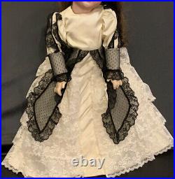 Antique 27 German Kley Hahn Walkure Bisque Doll 16 Germany 14 1/2 Teeth & Gown