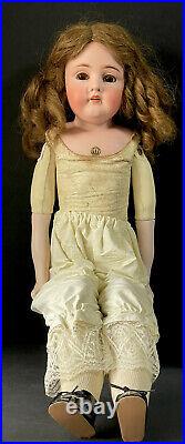 Antique 29 German Kestner Dep 154 14 Doll Bisque Head Leather Kid Body