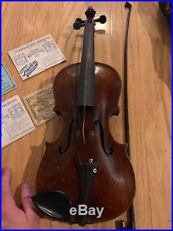 Antique 4/4 German Violin JACOB STAINER Copy Old Vintage Fiddle Ready to Play