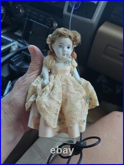 Antique 6 German Bisque Doll Rare Painted Stockings Fancy Shoes