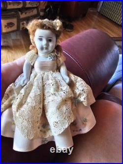 Antique 6 German Bisque Doll Rare Painted Stockings Fancy Shoes