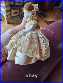 Antique 6 German Bisque Doll Rare Painted Stockings Fancy Shoes