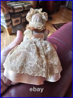 Antique 6 German Bisque Doll Rare Painted Stockings Fancy Shoes