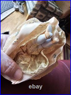 Antique 6 German Bisque Doll Rare Painted Stockings Fancy Shoes