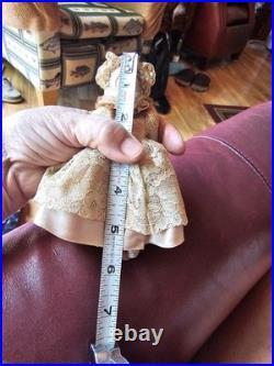 Antique 6 German Bisque Doll Rare Painted Stockings Fancy Shoes