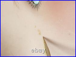 Antique Alt, Beck & Gottschalk #1362 German Bisque Doll 25 IN, Pierced Ears