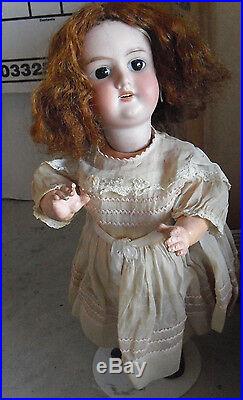 Antique Armand Marseille A5M 390 Bisque Composition Germany Girl Doll 15 Tall