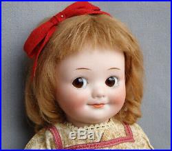 Antique Armand Marseille googly doll 323 side glancing eyes larger size 10.4