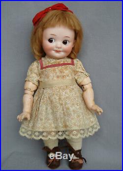 Antique Armand Marseille googly doll 323 side glancing eyes larger size 10.4