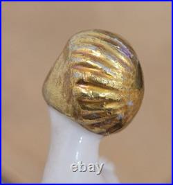Antique Art Deco Half Doll German Unusual Gold Hair Arms Away Rare