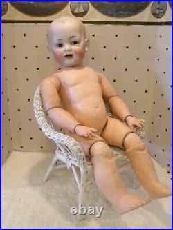 Antique BIG 24Character Boy WithToddler Body Hertel & Schwab 151