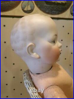 Antique BIG 24Character Boy WithToddler Body Hertel & Schwab 151