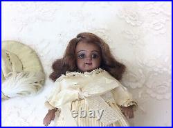 Antique Barefoot Mulatto Simon Halbig 886 Mignonette All Bisque Doll
