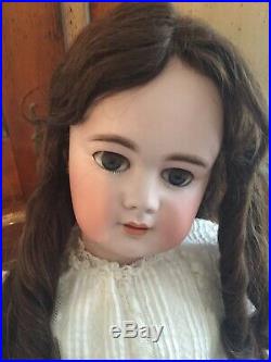 Antique Beautiful 29 Jumeau French Doll Marked DEP 13 With Chunky French Body
